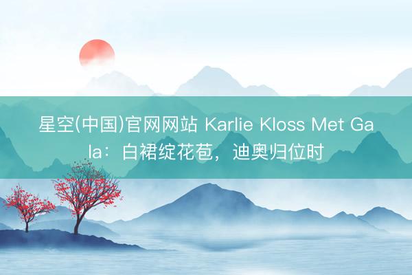 星空(中国)官网网站 Karlie Kloss Met Gala：白裙绽花苞，迪奥归位时