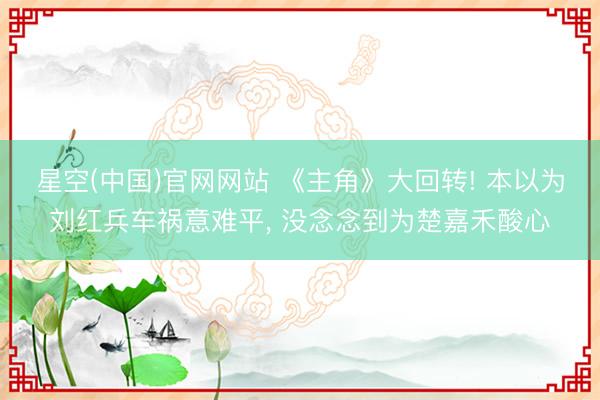 星空(中国)官网网站 《主角》大回转! 本以为刘红兵车祸意难平, 没念念到为楚嘉禾酸